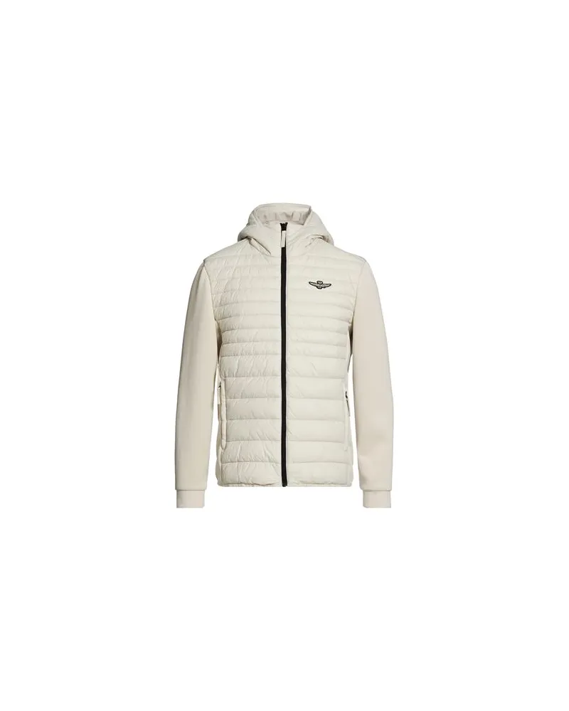 Aeronautica Militare JACKEN & MÄNTEL - Pufferjacken & Daunenjackenauf YOOX.COM Hellgrau