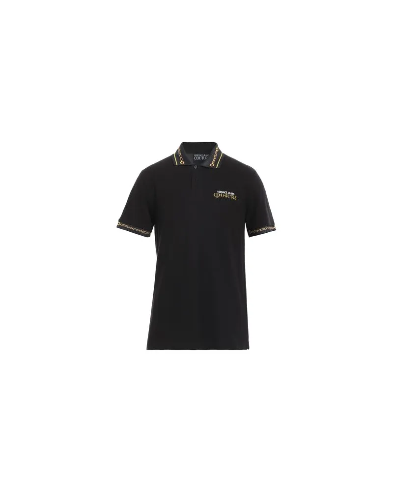 Versace Jeans TOPS - Poloshirtsauf YOOX.COM Schwarz