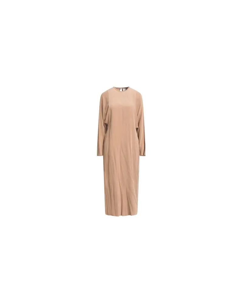 ALYSI CRÈME - KLEIDER - Midi-Kleiderauf YOOX.COM Kamel