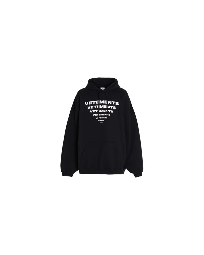 VETEMENTS TOPS - Sweatshirtsauf YOOX.COM Schwarz