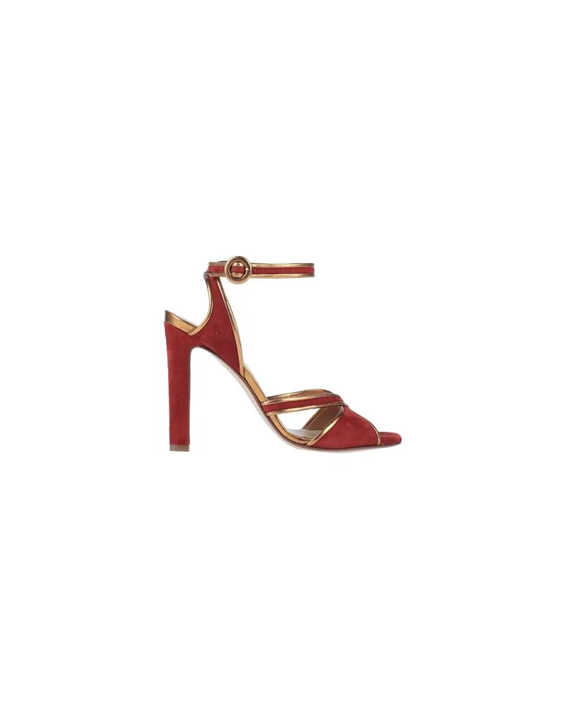 Francesco Russo SCHUHE - Sandalenauf YOOX.COM Ziegelrot