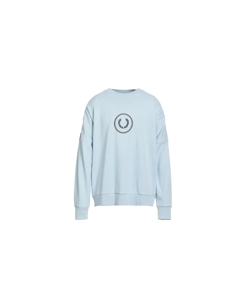 Fred Perry TOPS - Sweatshirtsauf YOOX.COM Himmelblau