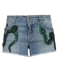 John Richmond Jeansshorts Blau