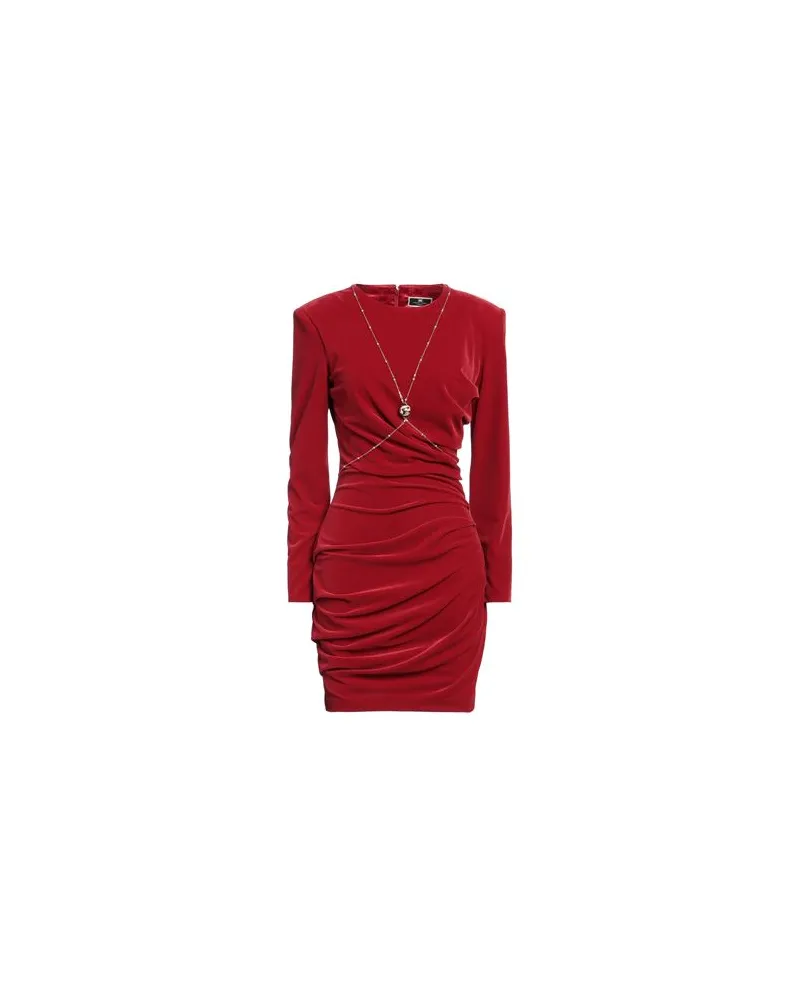 Elisabetta Franchi KLEIDER - Mini-Kleiderauf YOOX.COM Rot