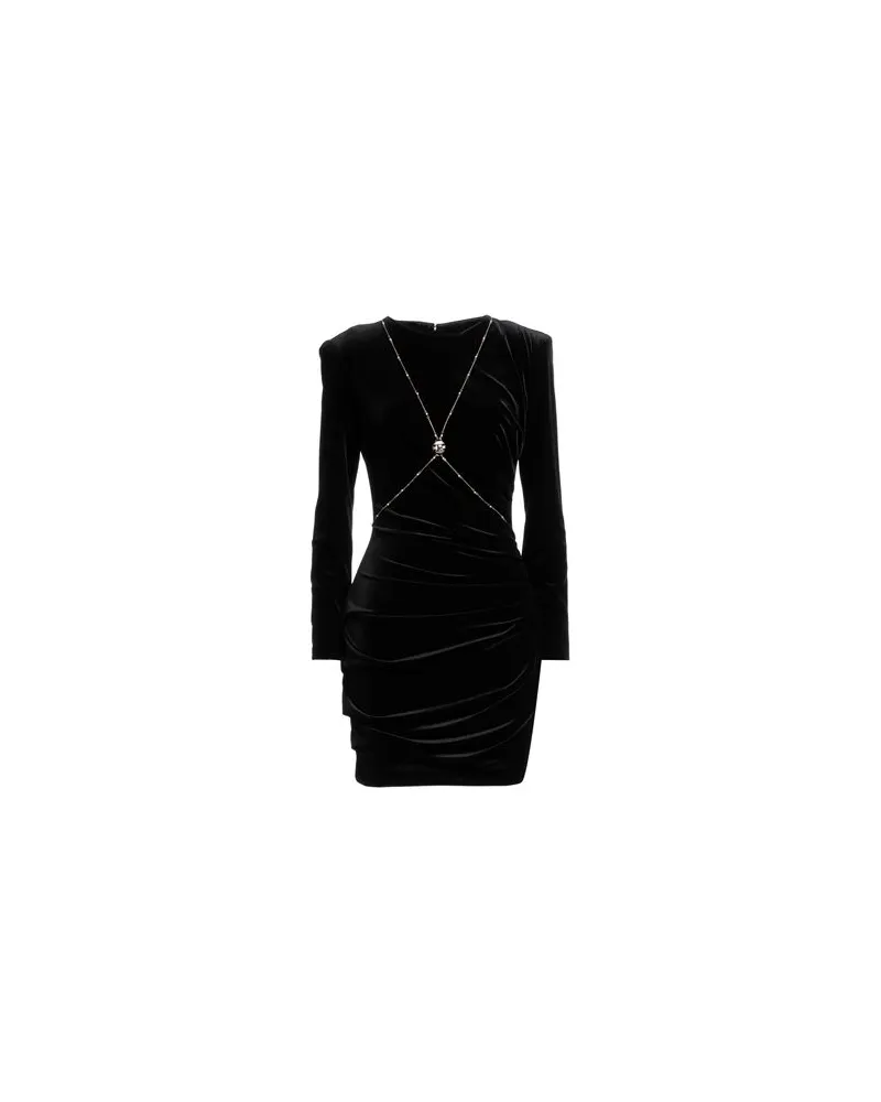 Elisabetta Franchi KLEIDER - Mini-Kleiderauf YOOX.COM Schwarz