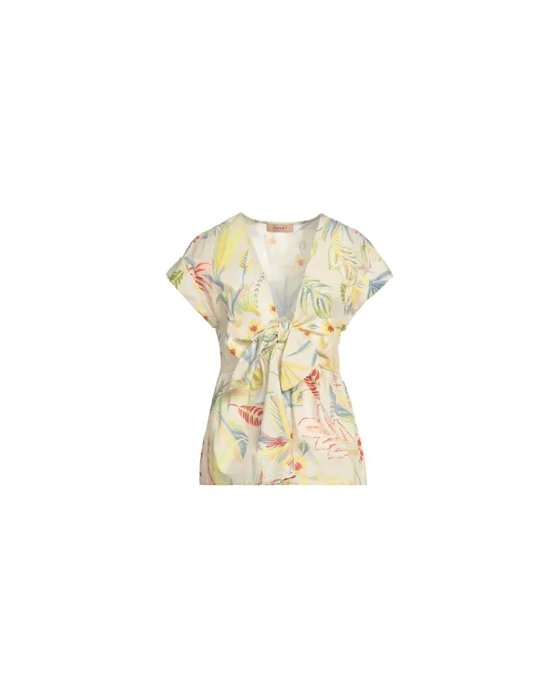 Twin-Set TOPS - Topsauf YOOX.COM Cremeweiß
