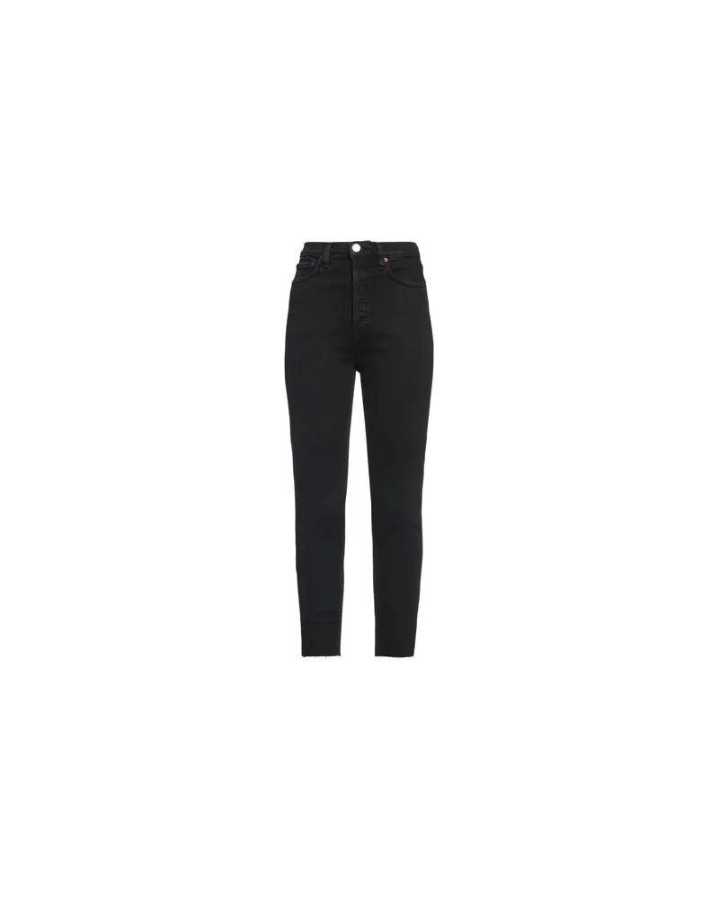 RE/DONE HOSEN & RÖCKE - Jeanshosenauf YOOX.COM Schwarz