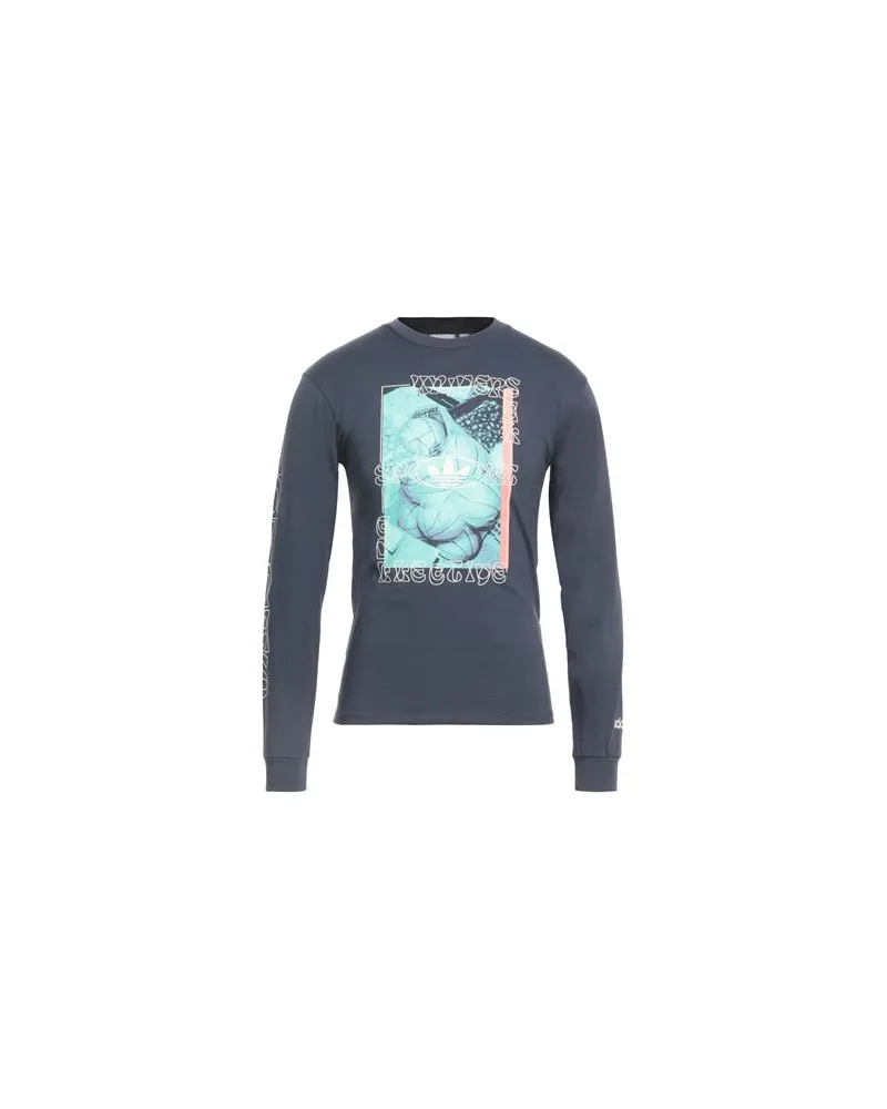 adidas TOPS - T-shirtsauf YOOX.COM Marineblau