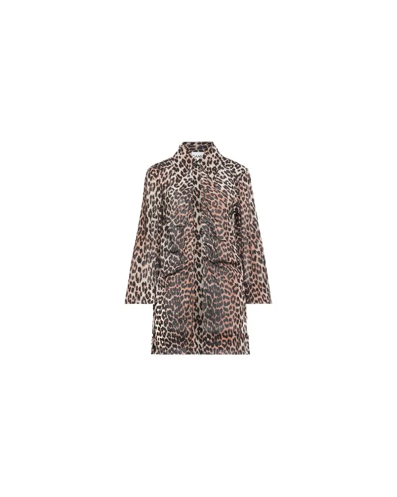 Ganni TOPS - Hemdenauf YOOX.COM Schwarz