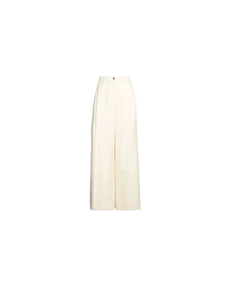 Rochas HOSEN & RÖCKE - Hosenauf YOOX.COM Cremeweiß