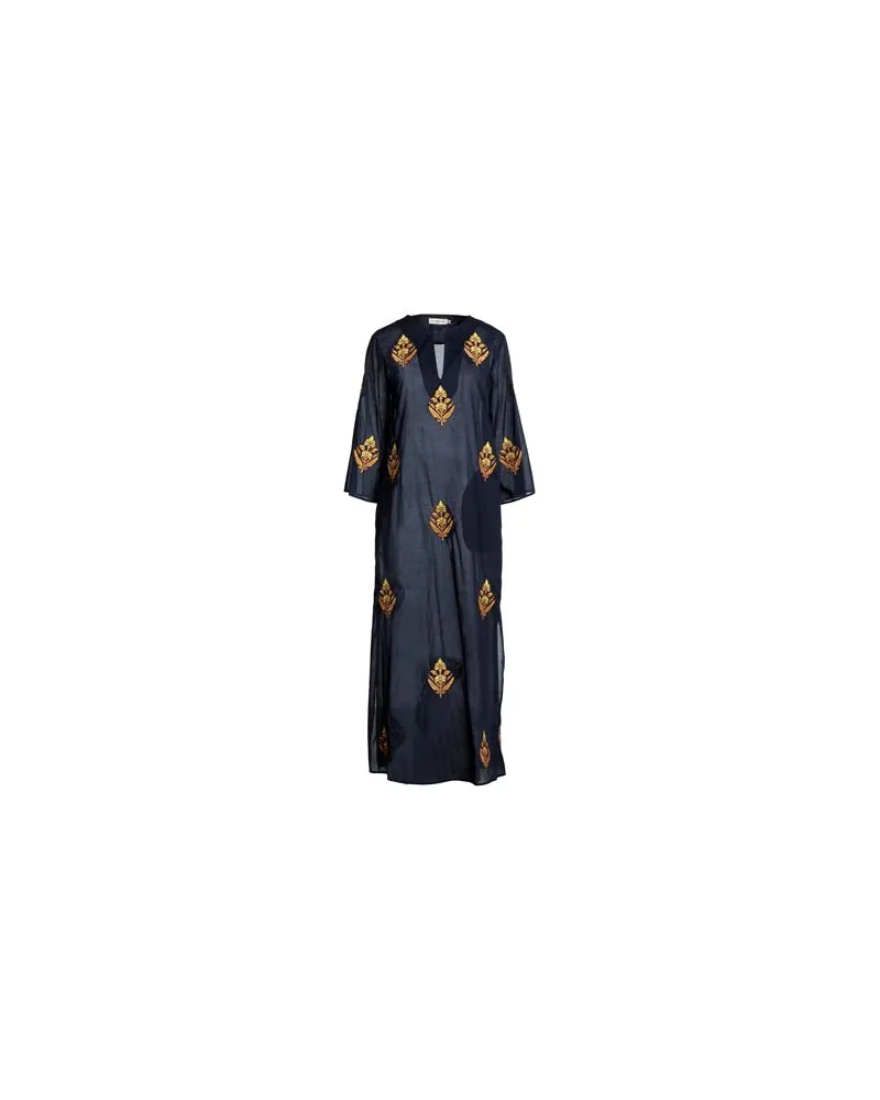 Tory Burch KLEIDER - Maxi-Kleiderauf YOOX.COM Marineblau