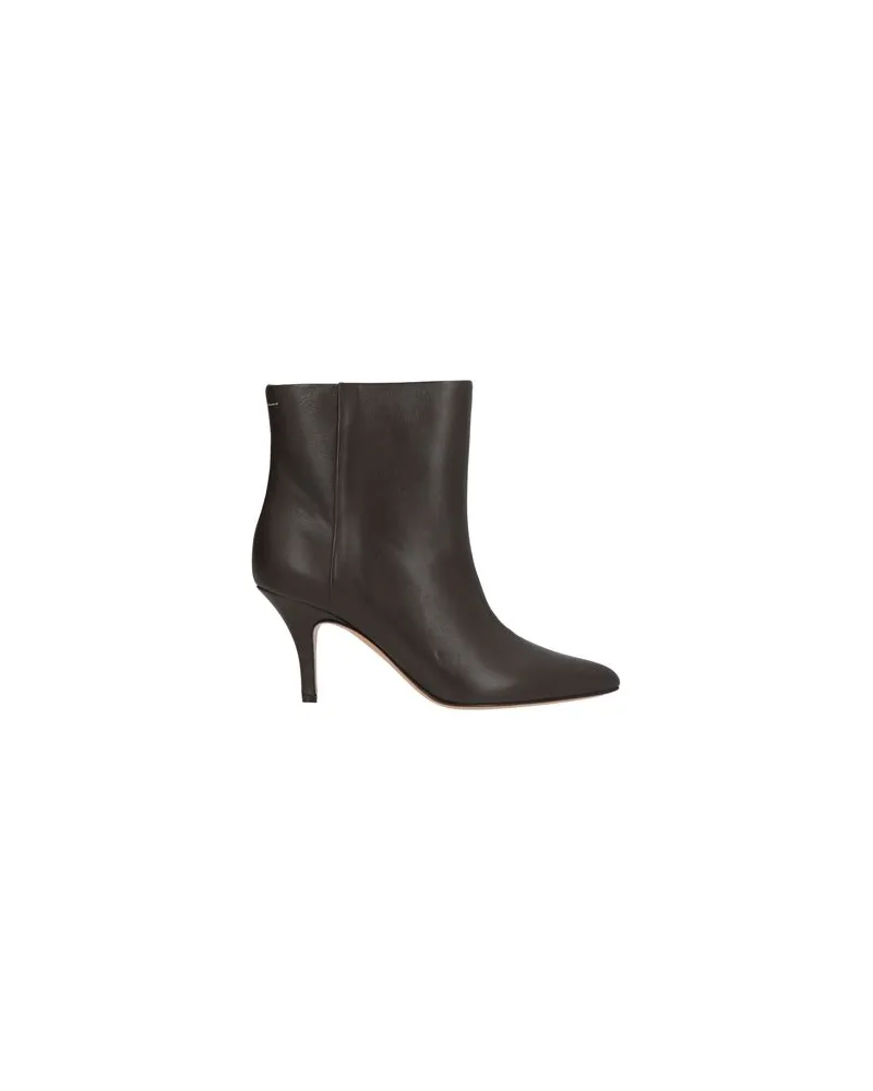 Maison Margiela SCHUHE - Stiefelettenauf YOOX.COM Dunkelbraun