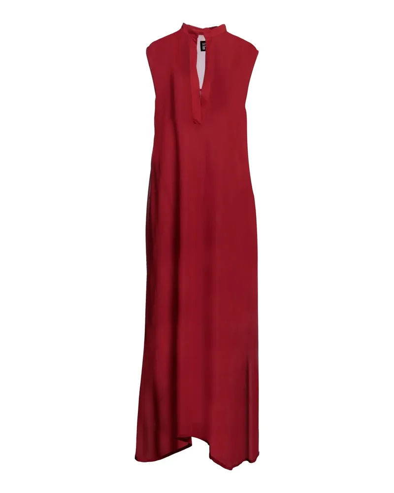 FISICO-Cristina Ferrari Maxi-Kleid Ziegelrot