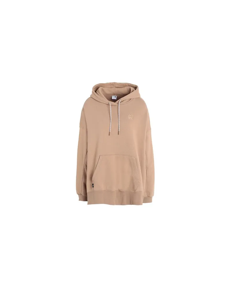 Puma Infuse Hoodie  - TOPS - Sweatshirtsauf YOOX.COM Hellbraun