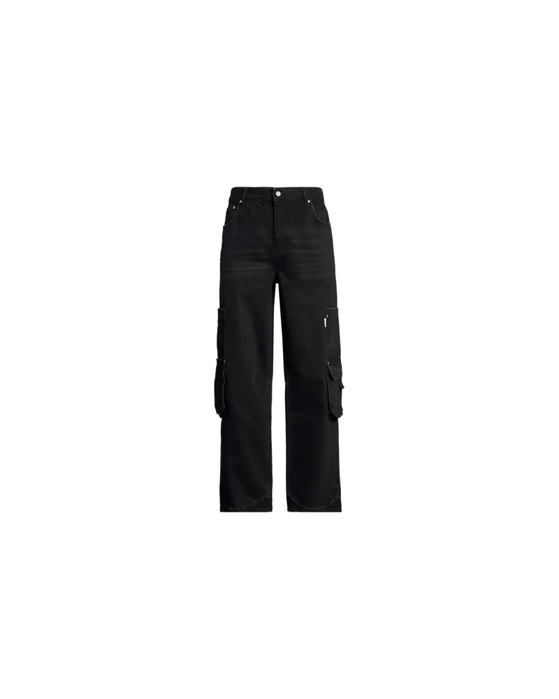 REPRESENT HOSEN & RÖCKE - Jeanshosenauf YOOX.COM Schwarz