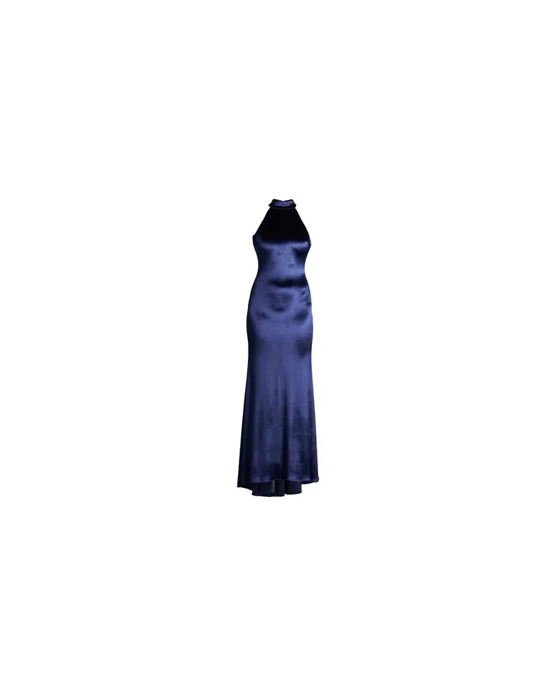 Twenty Four Haitch KLEIDER - Maxi-Kleiderauf YOOX.COM Marineblau