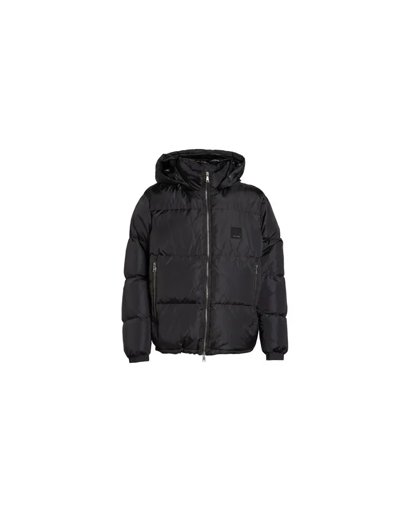 Armani Exchange JACKEN & MÄNTEL - Pufferjacken & Daunenjackenauf YOOX.COM Schwarz