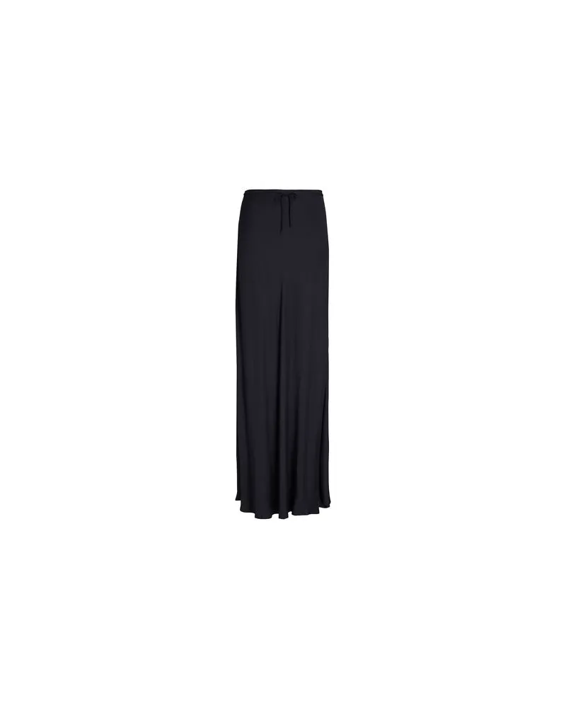 8 by Yoox VISCOSE HIGH-WAIST MAXI SKIRT  - HOSEN & RÖCKE - Maxi-Röckeauf YOOX.COM Schwarz