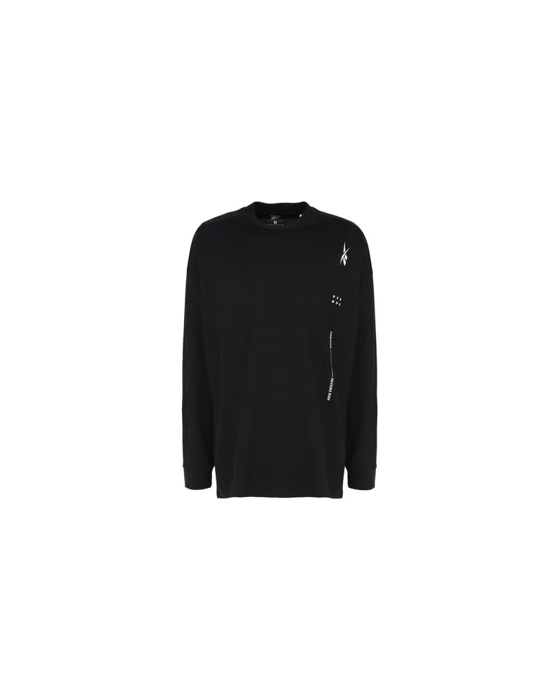 Reebok TS Edgeworks LS Tee   - TOPS - T-shirtsauf YOOX.COM Schwarz