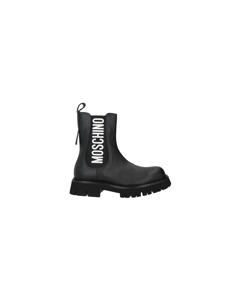 Moschino SCHUHE - Stiefelettenauf YOOX.COM Schwarz