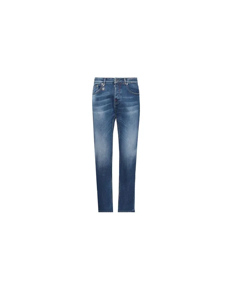 Manuel Ritz HOSEN & RÖCKE - Jeanshosenauf YOOX.COM Blau
