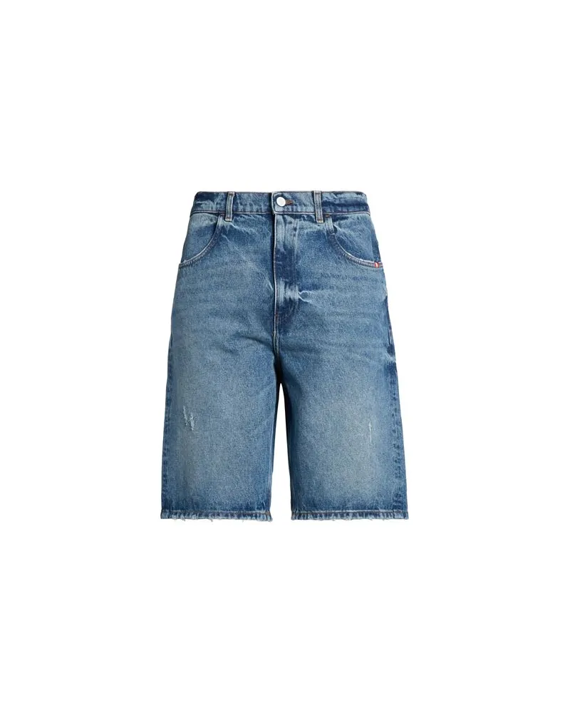 Amish HOSEN & RÖCKE - Jeansshortsauf YOOX.COM Blau