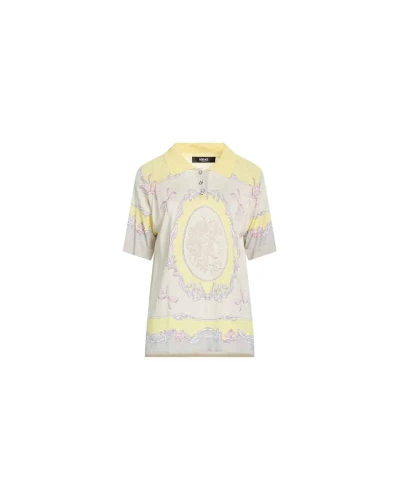 Versace TOPS - Poloshirtsauf YOOX.COM Pastellgelb