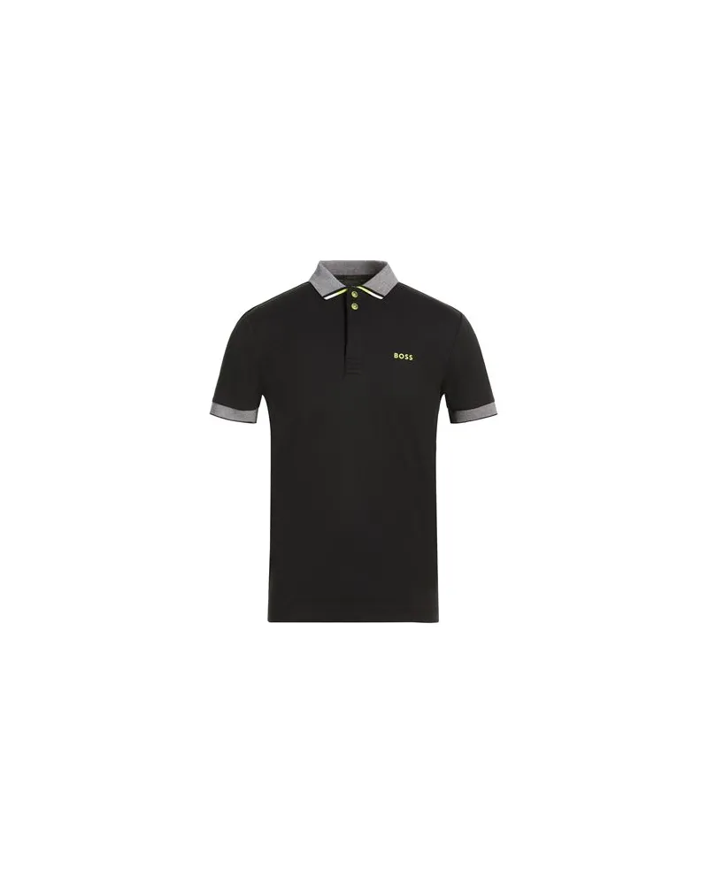 HUGO BOSS TOPS - Poloshirtsauf YOOX.COM Schwarz