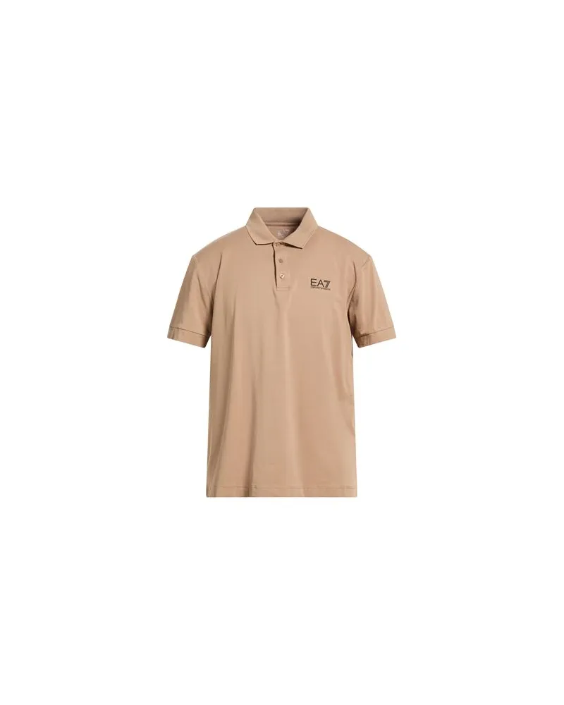 EA7 TOPS - Poloshirtsauf YOOX.COM Kamel
