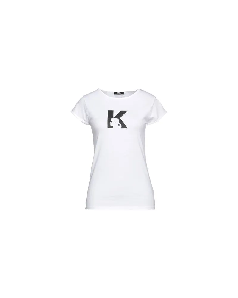Karl Lagerfeld TOPS - T-shirtsauf YOOX.COM Weiß