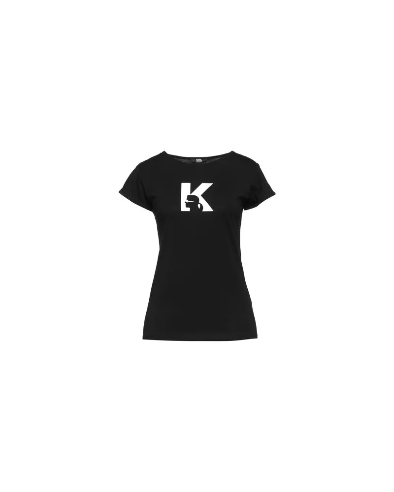 Karl Lagerfeld TOPS - T-shirtsauf YOOX.COM Schwarz