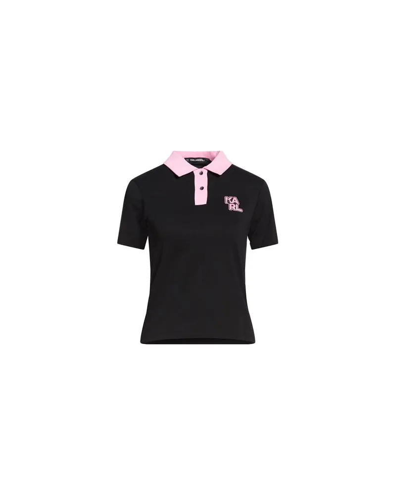 Karl Lagerfeld TOPS - Poloshirtsauf YOOX.COM Schwarz