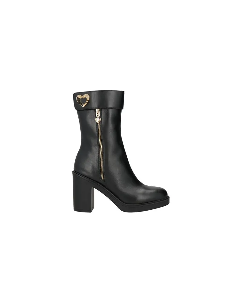 Moschino SCHUHE - Stiefelettenauf YOOX.COM Schwarz
