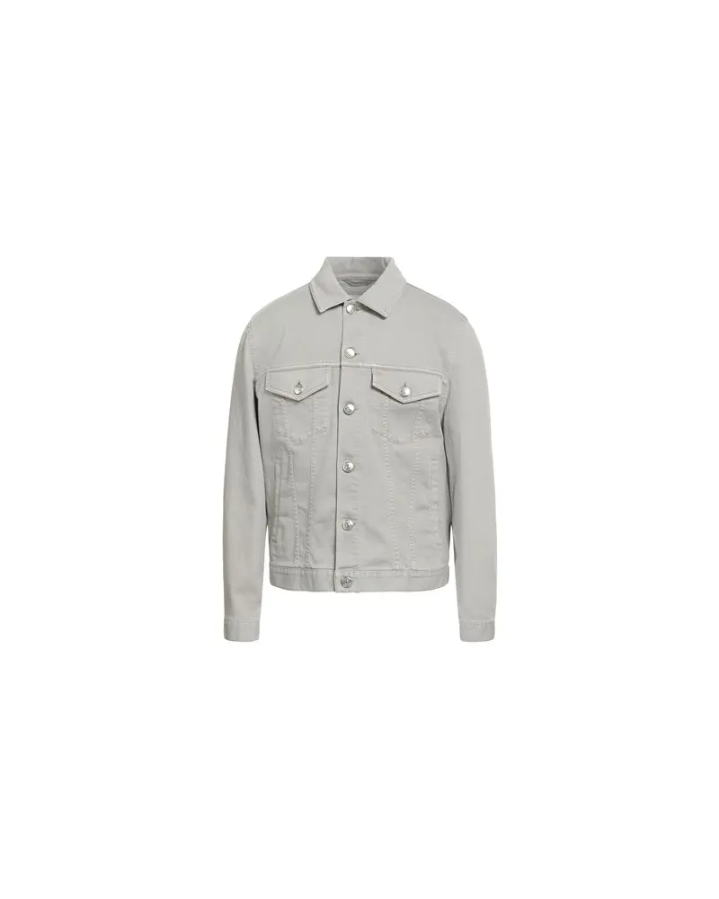 Brunello Cucinelli JACKEN & MÄNTEL - Jeansjacken/Mäntelauf YOOX.COM Hellgrau