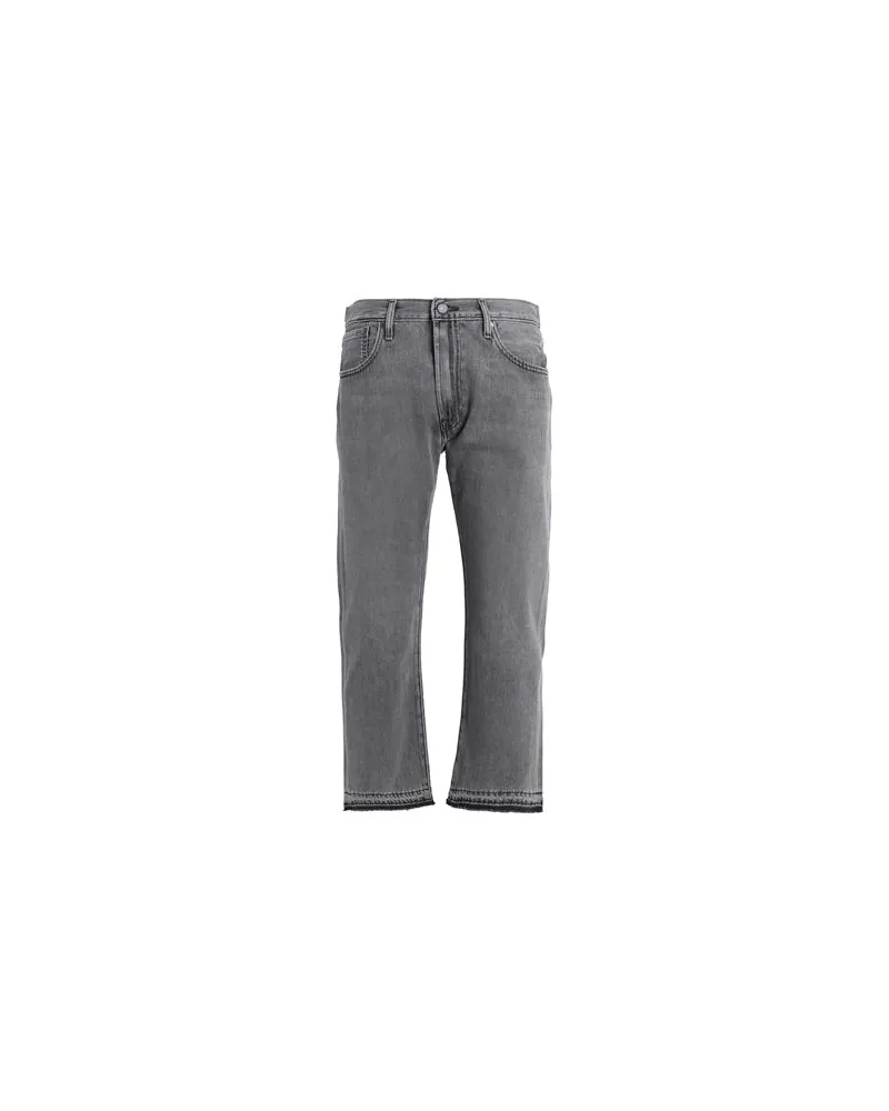 Levi's 551Z STRAIGHT CROP - HOSEN & RÖCKE - Jeanshosenauf YOOX.COM Grau