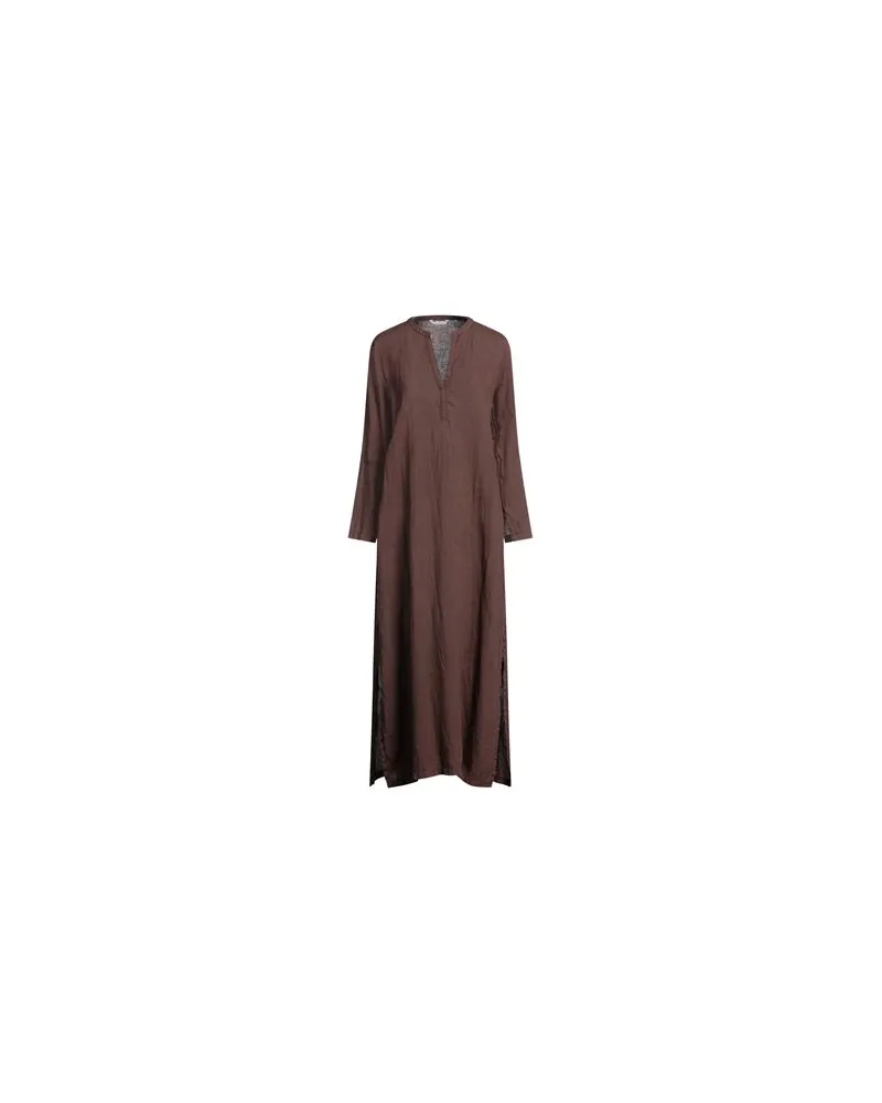 Caliban KLEIDER - Midi-Kleiderauf YOOX.COM Braun