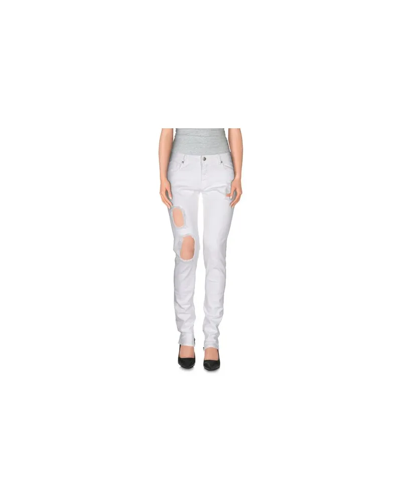 Marcelo Burlon | County of Milan HOSEN & RÖCKE - Jeanshosenauf YOOX.COM Weiß