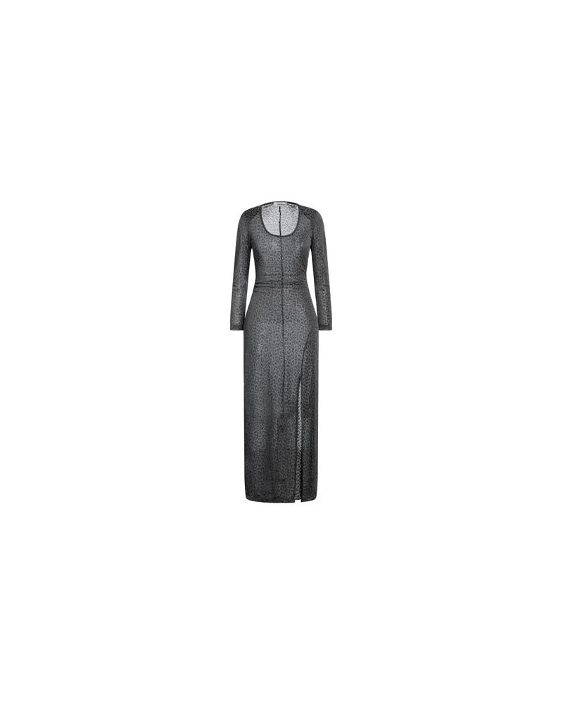 DIMORA KLEIDER - Maxi-Kleiderauf YOOX.COM Braungrau