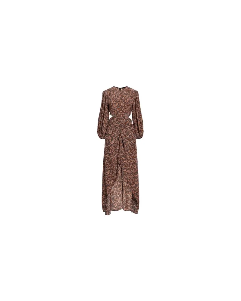 Maje KLEIDER - Maxi-Kleiderauf YOOX.COM Braun