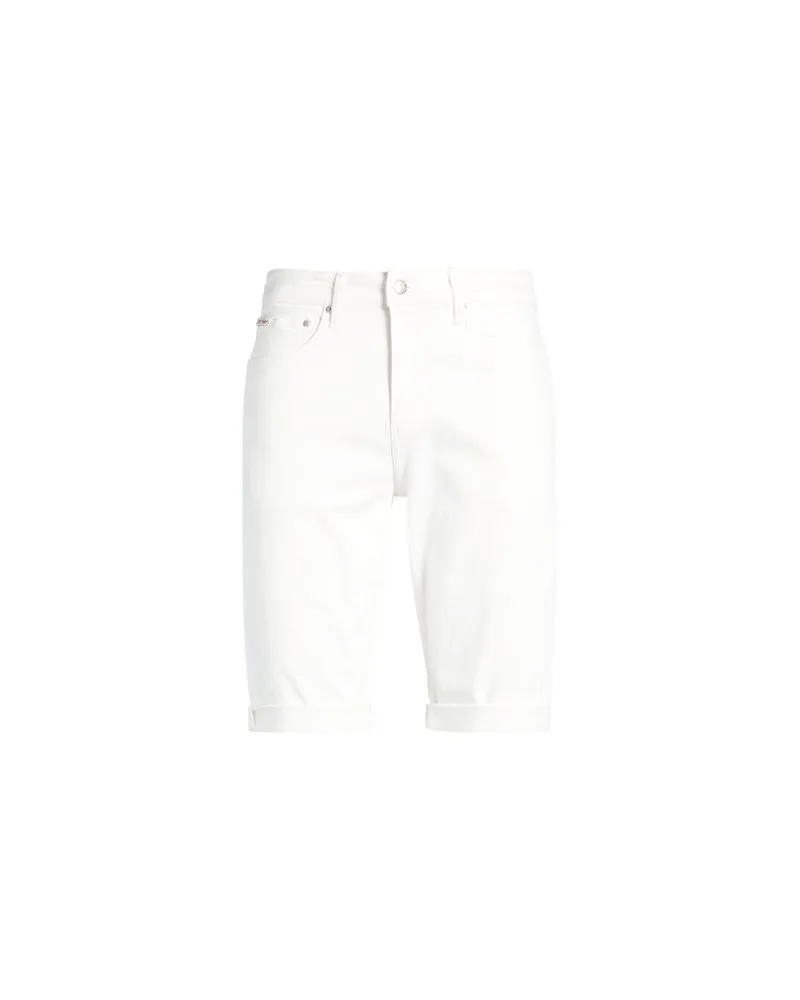 Calvin Klein HOSEN & RÖCKE - Jeansshortsauf YOOX.COM Weiß