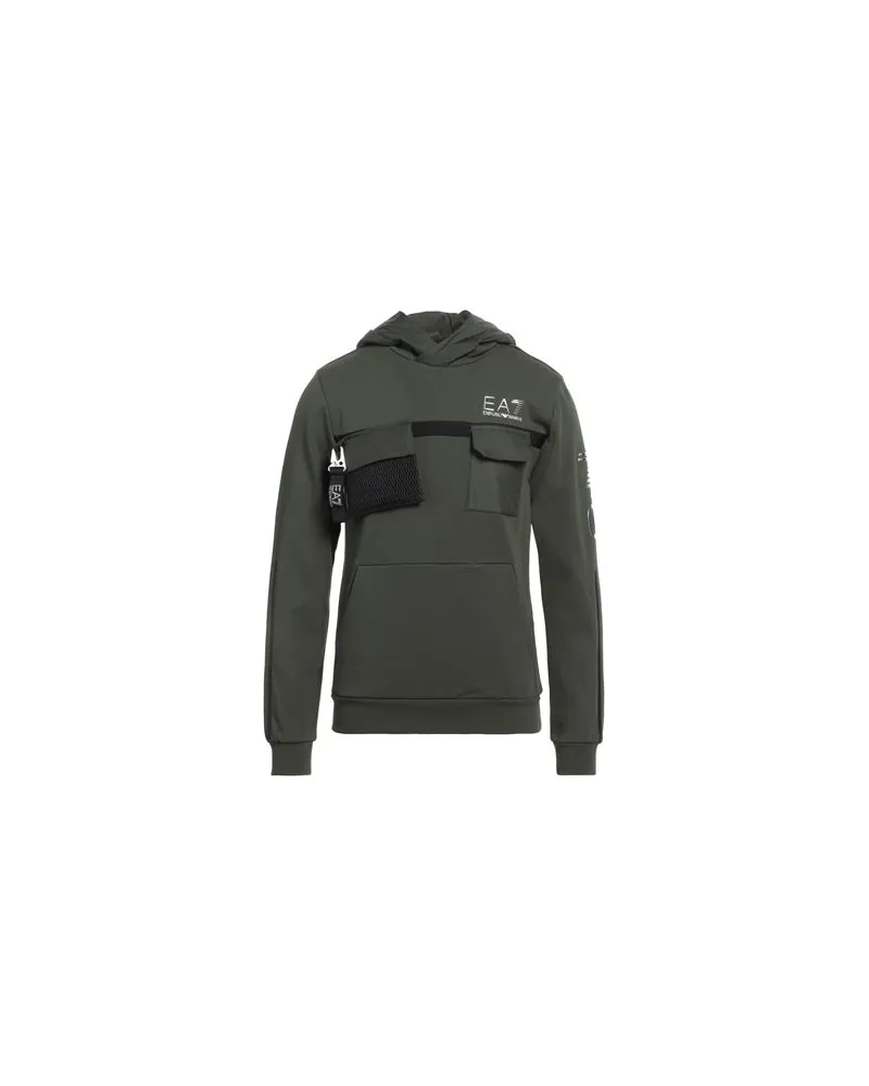 EA7 TOPS - Sweatshirtsauf YOOX.COM Militärgrün