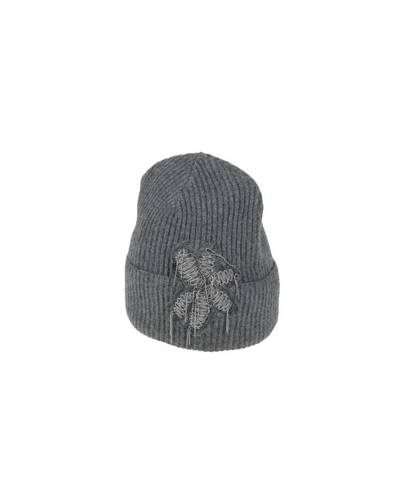 Brunello Cucinelli ACCESSOIRES - Mützen & Hüteauf YOOX.COM Braungrau