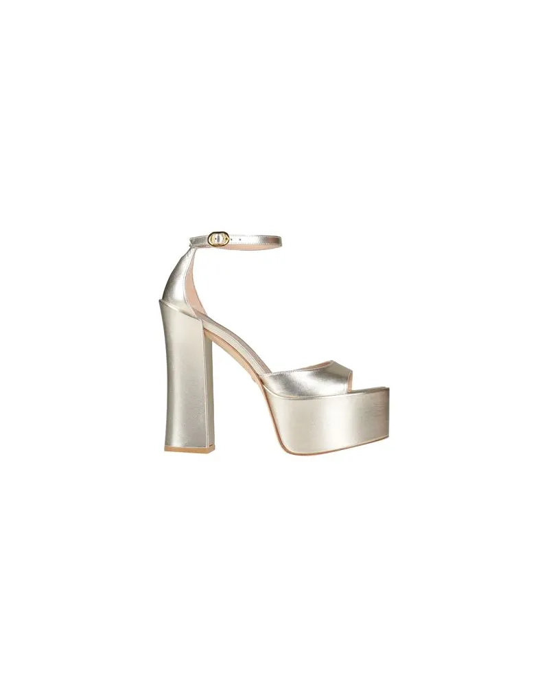 Stuart Weitzman SCHUHE - Sandalenauf YOOX.COM Platin