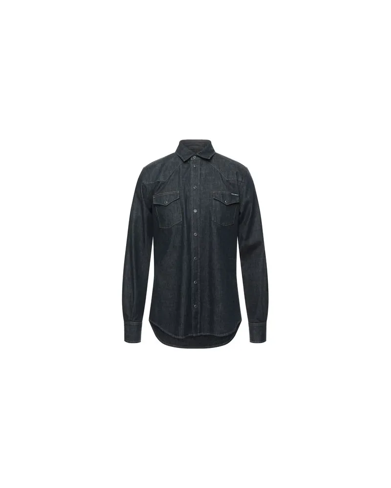 Dolce & Gabbana TOPS - Jeanshemdenauf YOOX.COM Blau