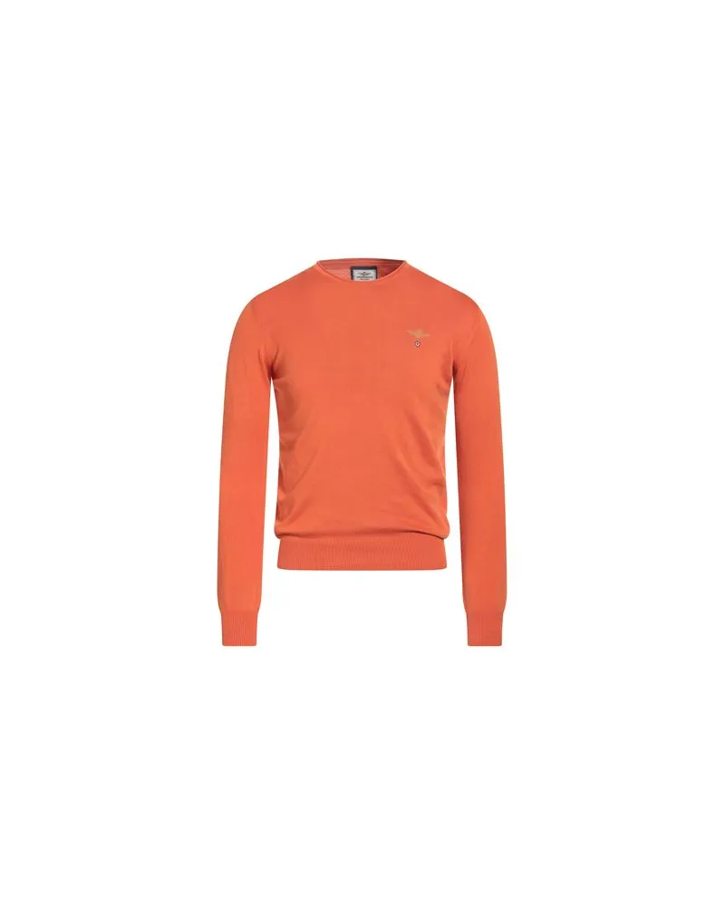 Aeronautica Militare STRICKWAREN - Pulloverauf YOOX.COM Orange