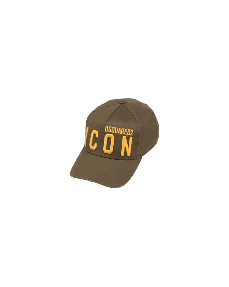 Dsquared2 ICON - ACCESSOIRES - Mützen & Hüteauf YOOX.COM Militärgrün