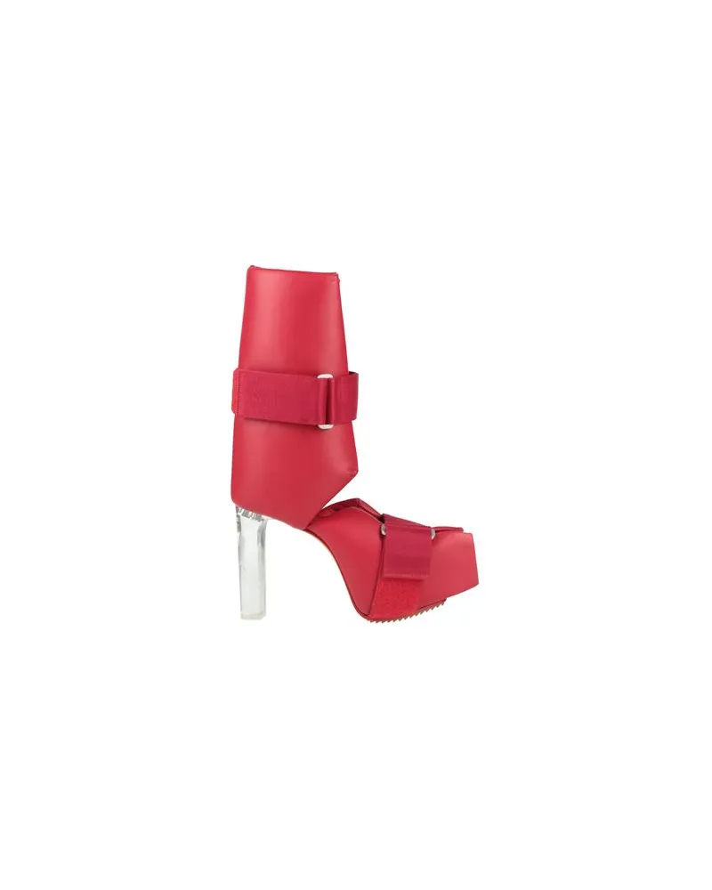 Rick Owens SCHUHE - Stiefelauf YOOX.COM Rot