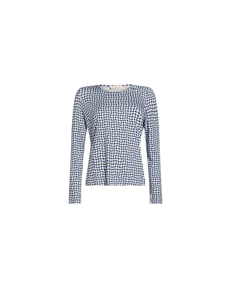 Camicettasnob TOPS - T-shirtsauf YOOX.COM Himmelblau