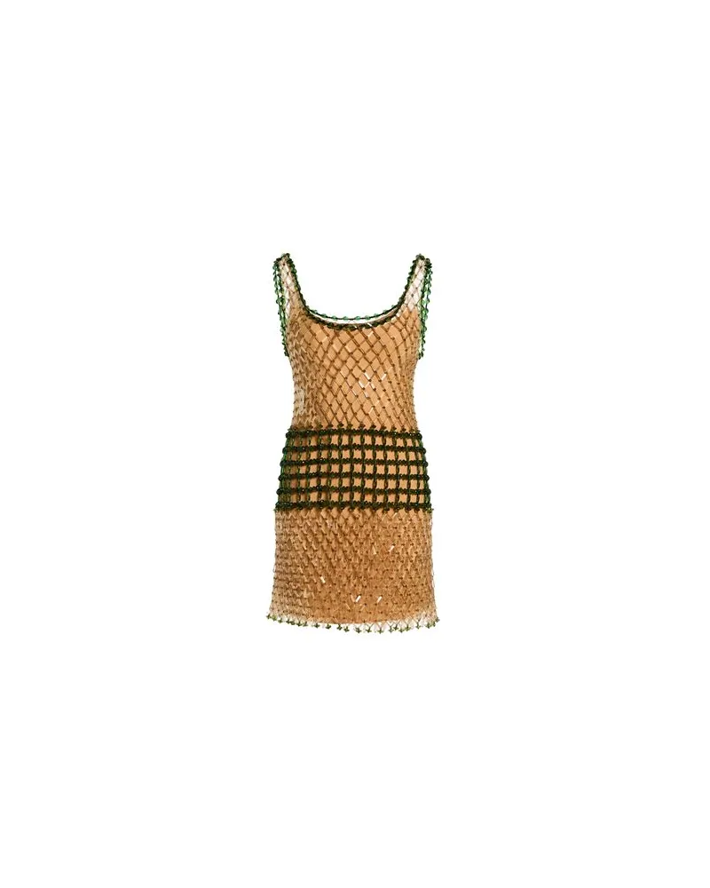Alberta Ferretti KLEIDER - Mini-Kleiderauf YOOX.COM Beige
