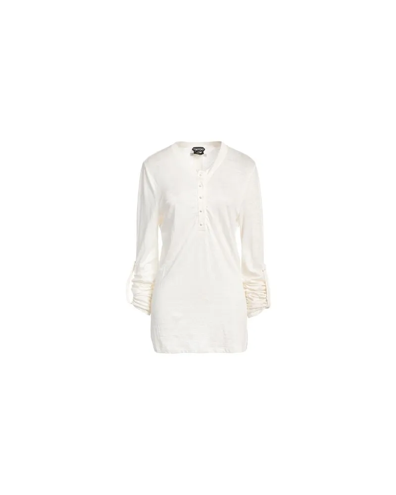 Tom Ford TOPS - T-shirtsauf YOOX.COM Weiß